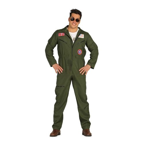 Déguisement De Pilote De Chasse De L'armée Pour Homme (Taille Xl)
