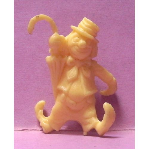 Figurine - Clown À Suspendre - Monochrome - Bonux - 70'S