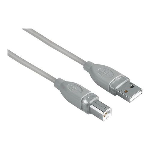 Hama - Câble USB - USB (M) pour USB type B (M) - 3 m - gris