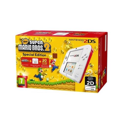 Consola 2ds Roja +New Super Mario Bros 2