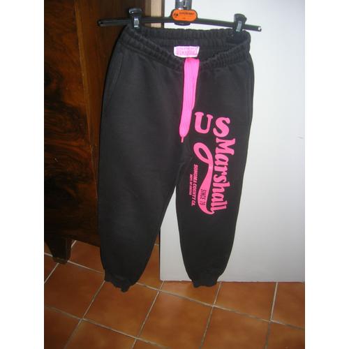 Pantalon De Jogging U.S. Marshall Coton 14 Ans Noir