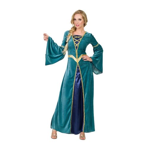 Déguisement De Princesse Médiévale Verte Pour Femme (Taille M-L)