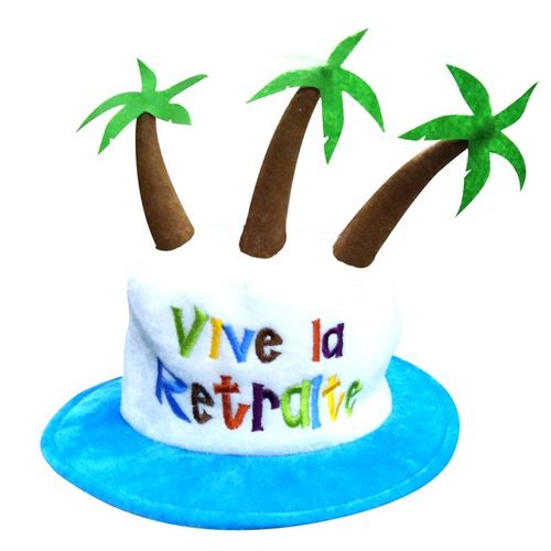 Chapeau Vive La Retraite Taille Unique