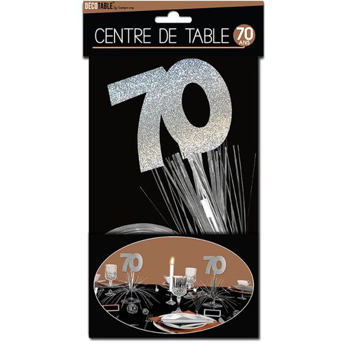 Centre De Table 70 Ans Taille Unique