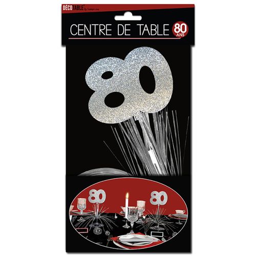 Centre De Table 80 Ans - 82029 - Taille Unique - Port 0¿