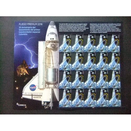 España Espagne 2016 Nasa Minipliego Premium Edifil 33 ** Mnh Je Ne Livre Que Par Certificat.