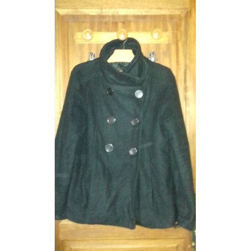 Manteau Kiabi Polyester 42 Noir