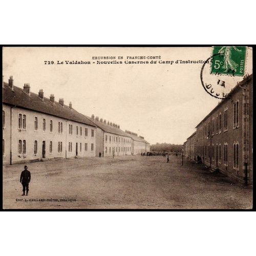 Carte Postale Ancienne, France, Doubs ( 25 ), Le Valdahon, Nouvelles Casernes Du Camp D'instruction
