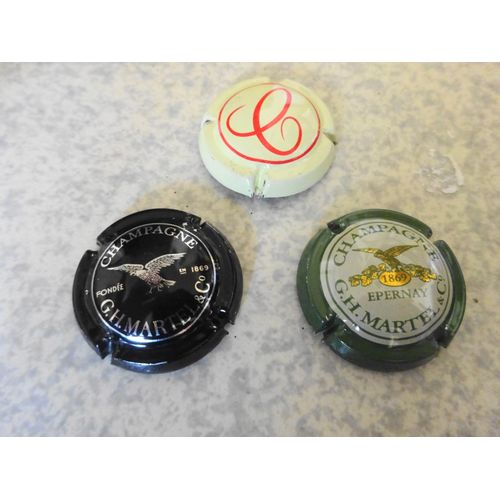 3 Capsules Champagne G.H.Martel & Cie