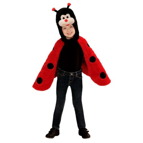 Poncho À Capuche Coccinelle Enfant Taille Unique