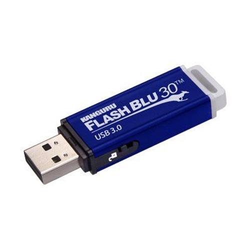 Kanguru FlashBlu30 USB 3.0 with Write Protect Switch - Clé USB - 32 Go - USB 3.0