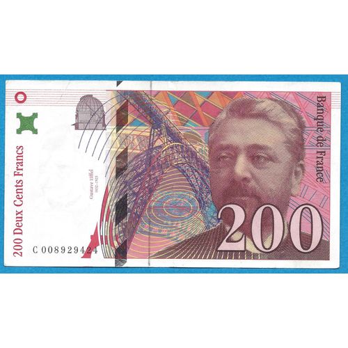 Billet 200 Francs - Eiffel - 1996