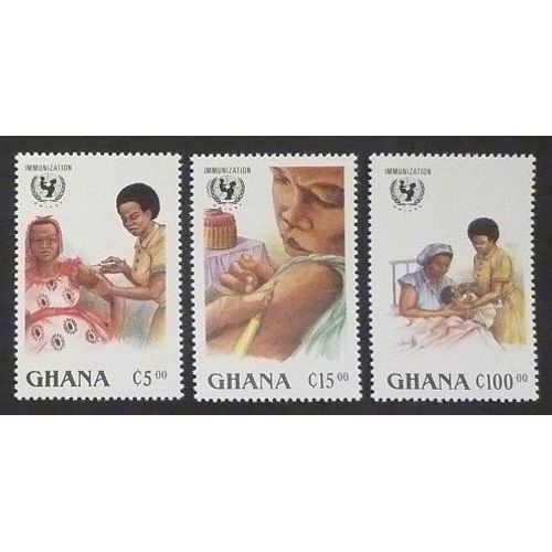 Ghana Neuf Y Et T N° 948 949 951 Lot De 3 Timbres De 1988