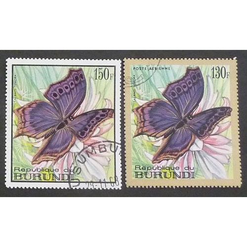 Burundi Oblitéré Lot De 2 Timbres