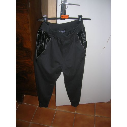 Pantalon Rivaldi Sport Zipé Sur Les Cotés 4 Poches Polyester 14 Ans Noir