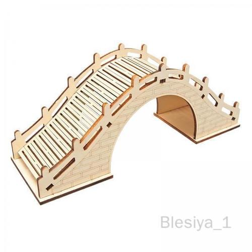 4 Modèle De Pont 3d Puzzles En Bois Ensemble De Construction