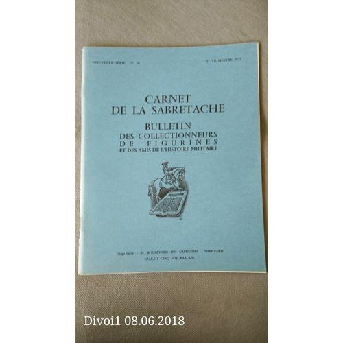 Carnet De La Sabretache Bulletin Des Collectionneurs De Figurines 26