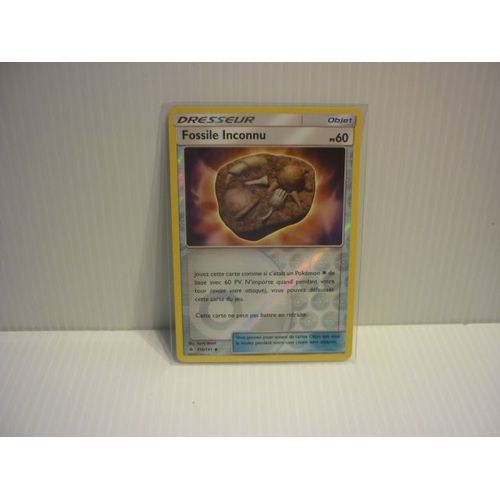Carte Pokemon Française Fossile Inconnu-Reverse- 116/ 131 Lumière Interdite