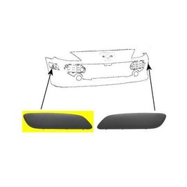 Profile Pare-Choc Droit Noir Pour Peugeot 307