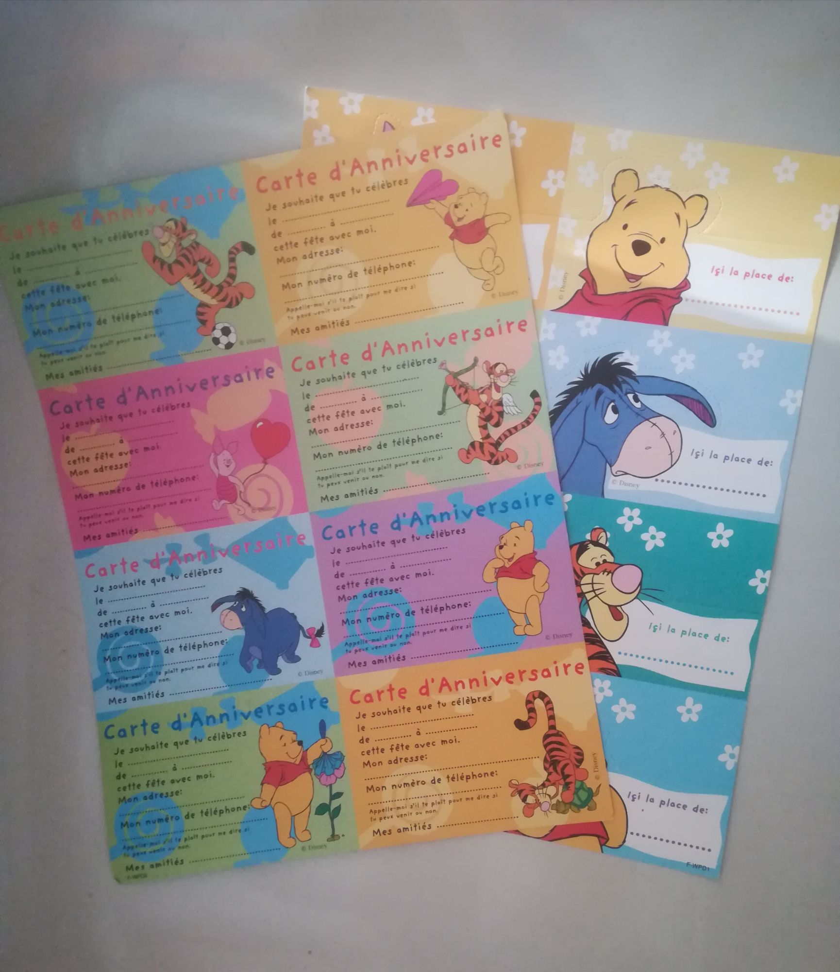 Invitation Anniversaire Disney En Soldes 3e Demarque Achat Neuf Ou Occasion Rakuten