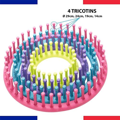 Kit De 4 Tricotins Picots Modulables