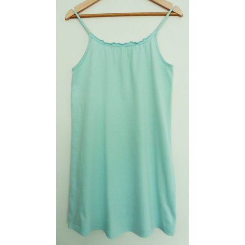 Chemise De Nuit. T Shirt De Nuit. Nuisette. Vert D&#39eau. Coton. 14 Ans