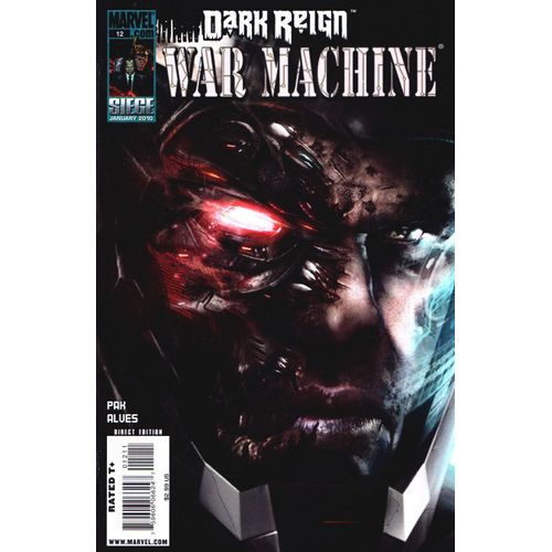 War Machine # 12 ( Of 12, V.O. 2010 ) ** Dark Reign / The Trial Of James Rhodes **