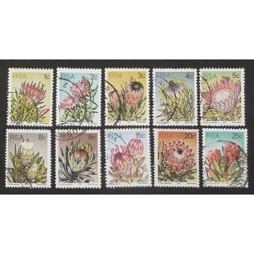 Afrique Du Sud Oblitéré Lot De 10 Timbres De 1977