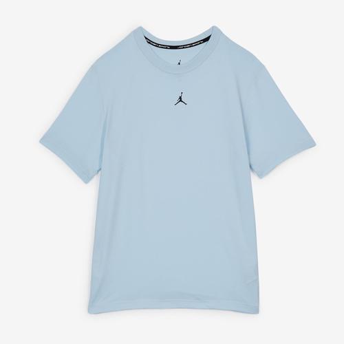 Tee Shirt Centered Logo Bleu Ciel