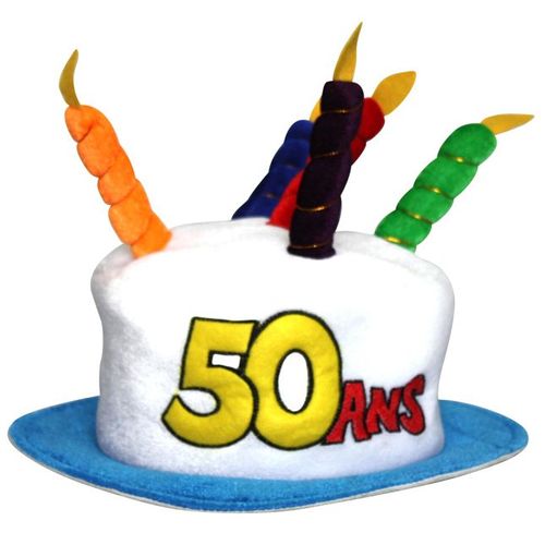 Chapeau Age 50 Adulte - 55595 - Taille Unique - Port 0¿