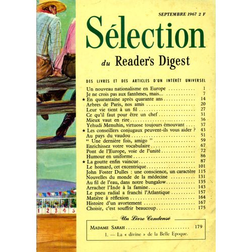 Sélection Du Reader'S Digest Septembre 1967