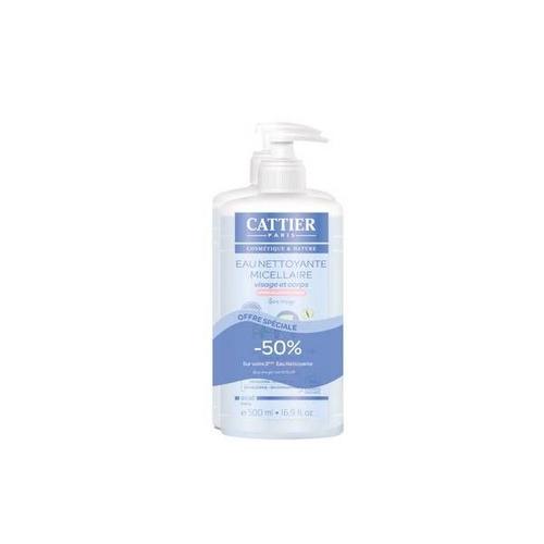 Cattier Eau Nettoyante Micellaire Bébé 2 X 500 Ml 