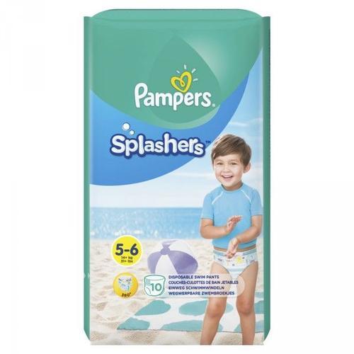 Splashers 5-6 Couches De Bain Jetables X 10 (14 + Kg) Pampers