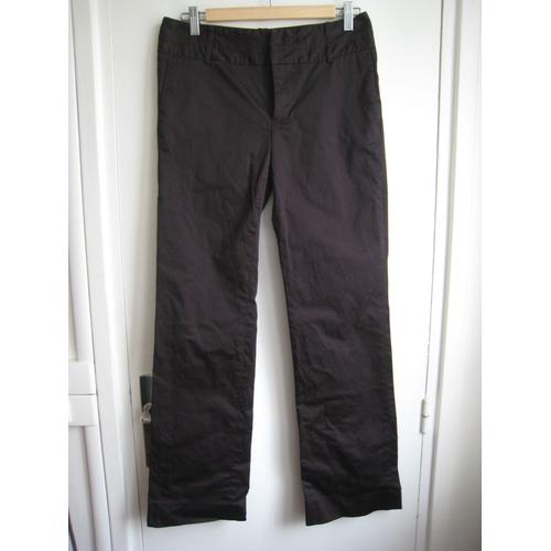 Pantalon Noir Zara Stretch 38