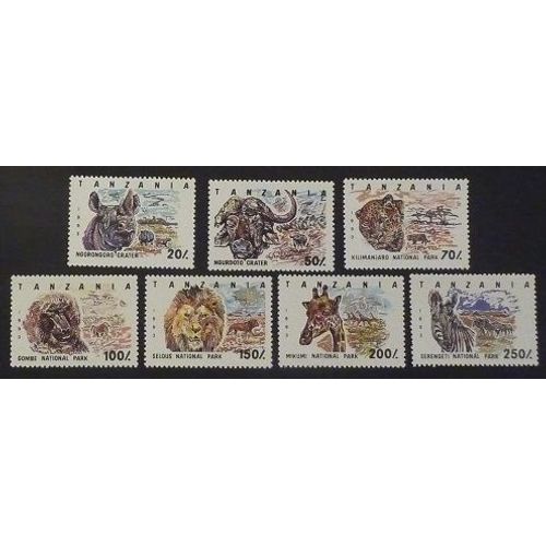 Tanzanie Neuf Lot De 7 Timbres De 1993