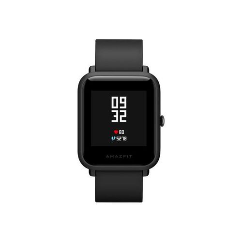Amazfit Bip - Noir Onyx - Montre Intelligente Avec Sangle - Noir - Affichage 1.28" - 31 G