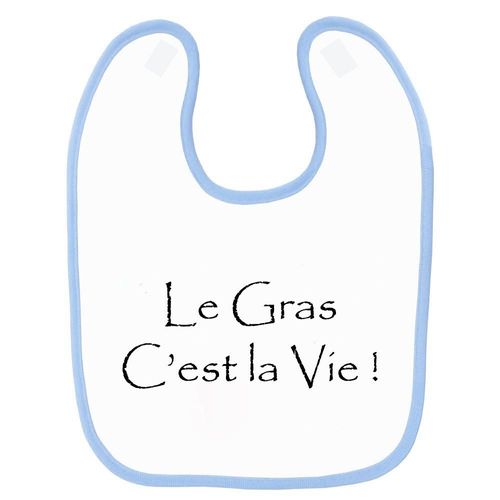 Bavoir Bébé Kaamelott Le Gras C'est La Vie Bleu