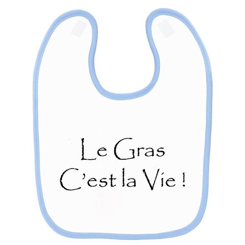Bavoir Bébé Kaamelott Le Gras C'est La Vie Bleu