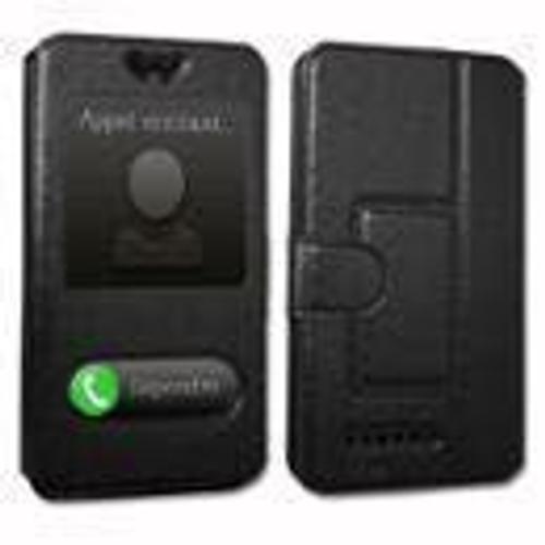 Alcatel One Touch 217 Etui Housse Coque Pochette Noir De Qualité By Wi®