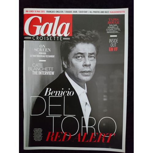 Gala Croisette #6 - Benicio Del Toro - Festival De Cannes 2015