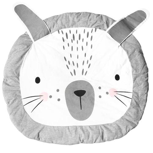 Tapis Lapin Gris Tapis Eveil Jeu Bebe Rond Animaux Moquette Enfant Tapis Chambre Bebe Fille Garcon Rakuten