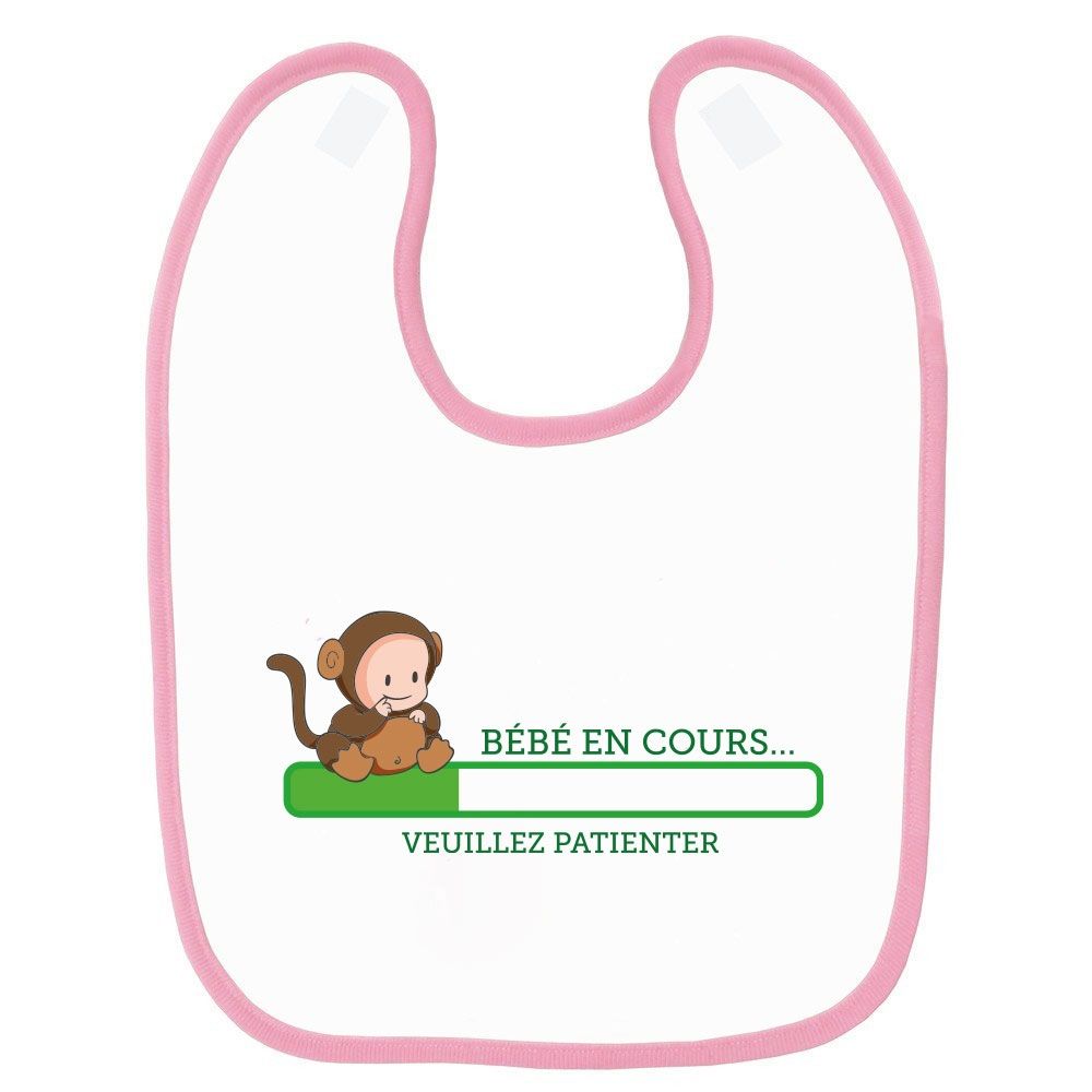 Bavoir Bebe Bebe Singe En Cours Rakuten