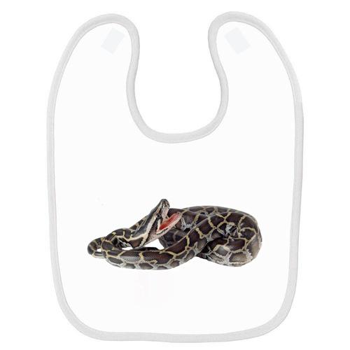 Bavoir Bebe Imprime Serpent Blanc Repas Rakuten