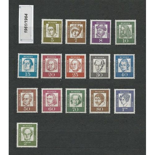 Allemagne - 1961/1964 - Allemands Celebres - Ref. 44.