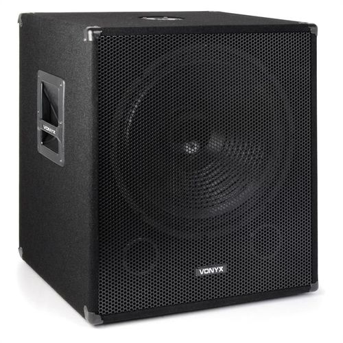 VONYX / SkyTec SMWBA18 Subwoofer sono actif 46 cm (18') bi-amp 1000W max.