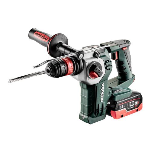 Metabo KHA 18 LTX BL 24 Quick Marteau sans fil, 2x18V LiHD, Chargeur ASC 30-36 V, Coffret, avec mandrin de rechange rapide Quick de Metabo - 600211540