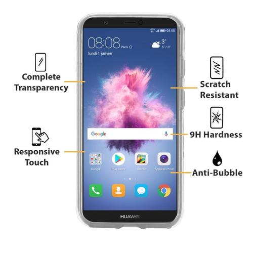 Coque Gel Huawei P20 Lite Coque 360 Degres Protection Integral, Etui Ultra Mince Transparent Invisible Pour Huawei P20 Lite