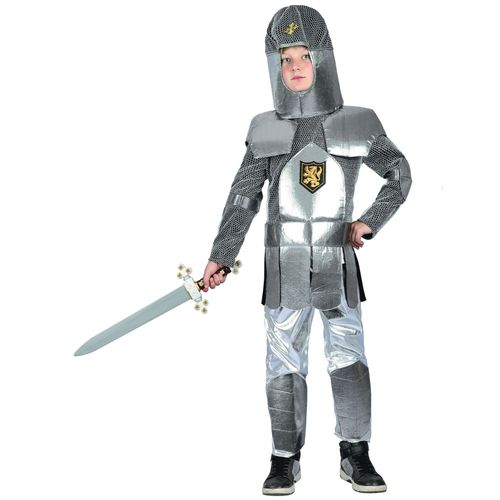 Déguisement Chevalier Médiéval En Armure Garçon - Taille: L 10-12 Ans (130-140 Cm)