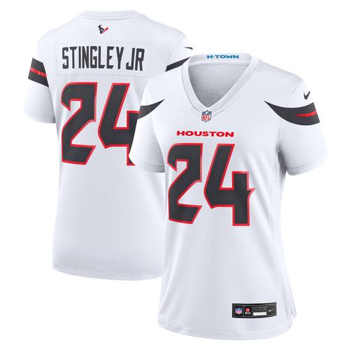 Maillot Houston Texans Extérieur Nike Game - Blanc - Derek Stingley Jr. - Femme