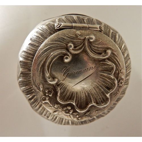 Boite A Pilule Ancienne Argent Et Or